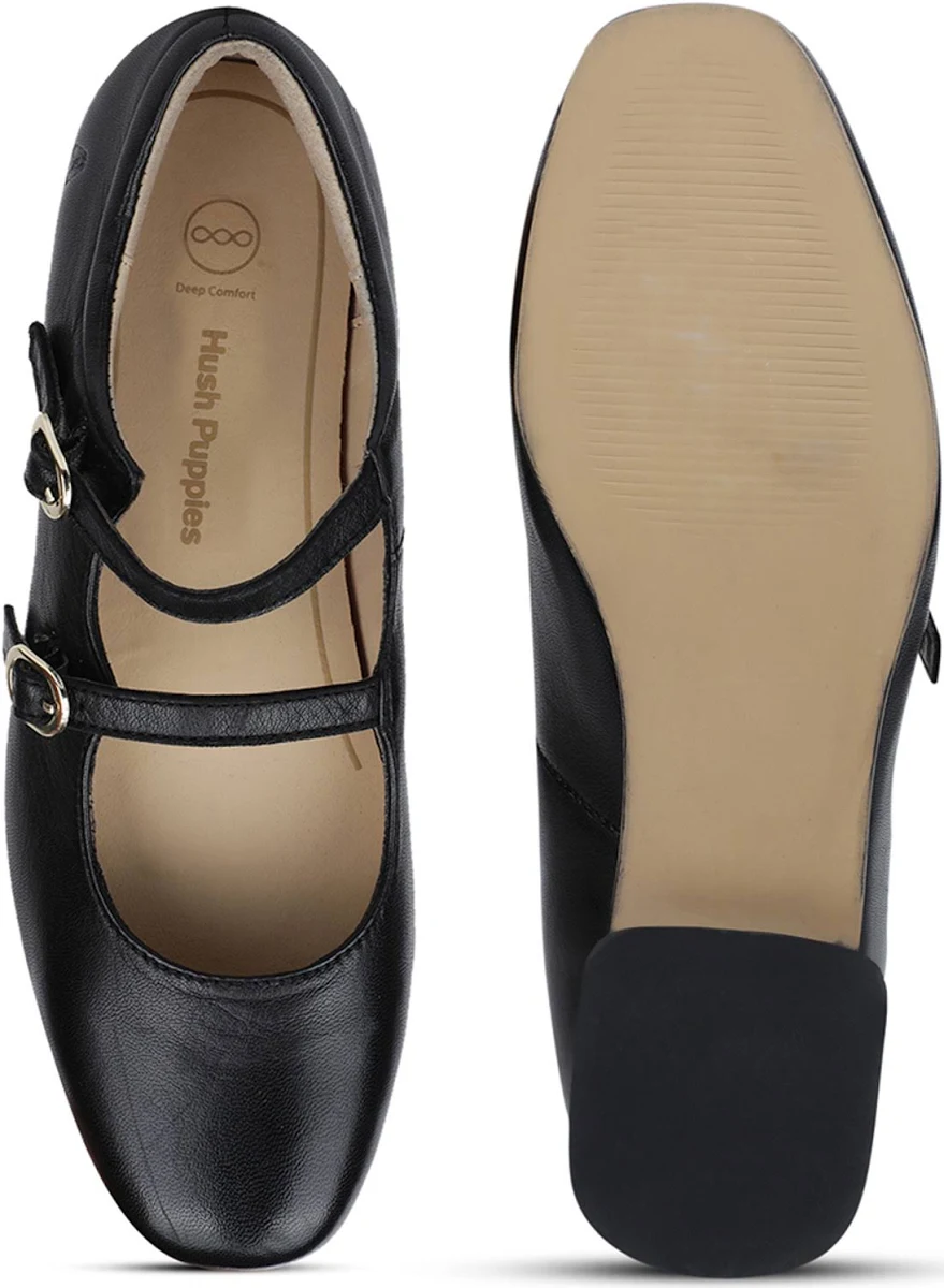 hush puppies black 3